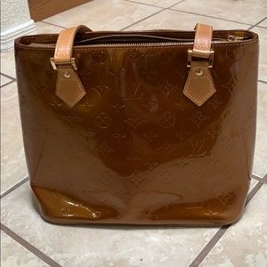 Louis Vuitton Vernis Bronze Houston Shoulder Bag